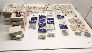 NOS Vintage Lot of 59 Colonial Craftsmen Stieff Pewter Dollhouse Miniatures 1:12 - Bild 1 von 12