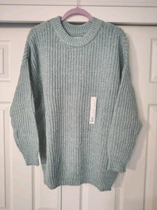 SO Women's Heathered Green Pullover Knit Sweater NEW Size Medium - Picture 1 of 4