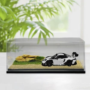 1/64 Diecast Model Car Display Case Clear Cover Collection Storage Box - Picture 1 of 5