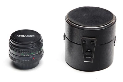 Lente de cámara Minolta MD Rokkor-X 50 mm 1:1,7 35 mm Japón con estuche y capa Foto 1 de 4