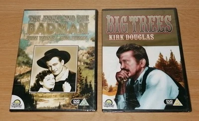 The Angel & The Badman DVD Western John Wayne + The Big Trees DVD Kirk Douglas  - Image 1 of 2