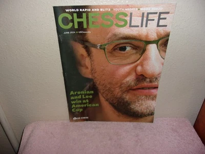 CHESS LIFE  MAGAZINE." ARONIAN & LEE WIN AT AMERICAN CUPL "  JUNE  2024 - Image 1 of 4
