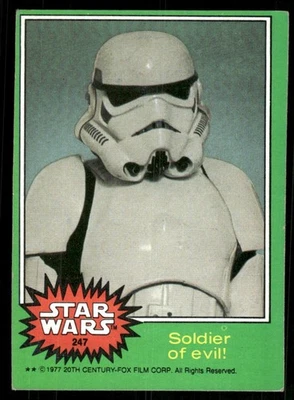 Карта Star Wars 1977 Movie Topps No247 (EX Soft Corners) - Изображение 1 из 2