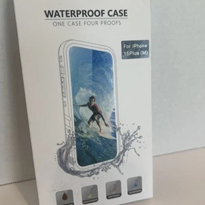 OKUSIN for iPhone 15 Plus (m) Case Waterproof - [IP68Underwater Video] - Picture 1 of 3