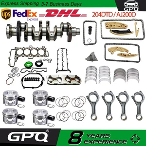 Engine Overhual Rebuild Kit For 14-23 Land Rover Jaguar 204DTD AJ20D4 2.0 Diesel - Picture 1 of 22