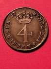 GREAT BRITAIN 4 PENCE SILVER GROAT 1729 GEORGE II NICE