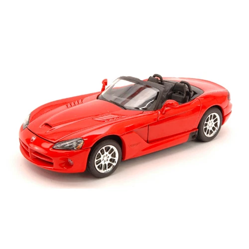 DODGE VIPER RT/10 2003 RED 1:24 Welly Auto Stradali Modellino Nuovo - Immagine 1 di 1