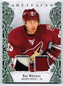 25/26 2025 UPPER DECK ARTIFACTS RAY WHITNEY #156 EMERALD DUAL JERSEY/PATCH /25 - Picture 1 of 2