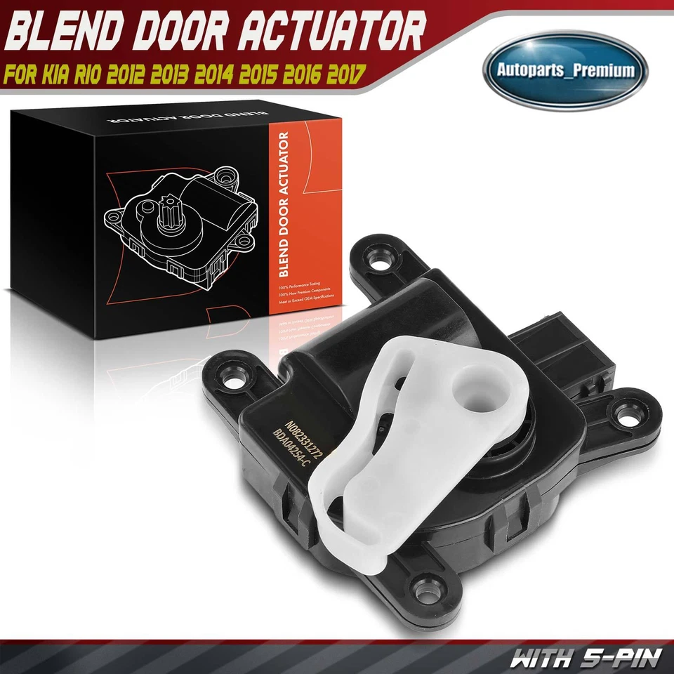 Actuador de puerta de mezcla de temperatura principal HVAC para Kia Rio 2012-2017 971591W000 5 pines Foto 1 de 4