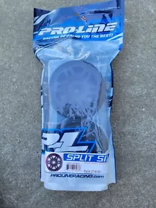 PROLINE SPLIT SIX BLACK BEAD-LOC Locks FRONT WHEELS Hpi BAJA 5T LOSI PR2718-03 - Picture 1 of 6