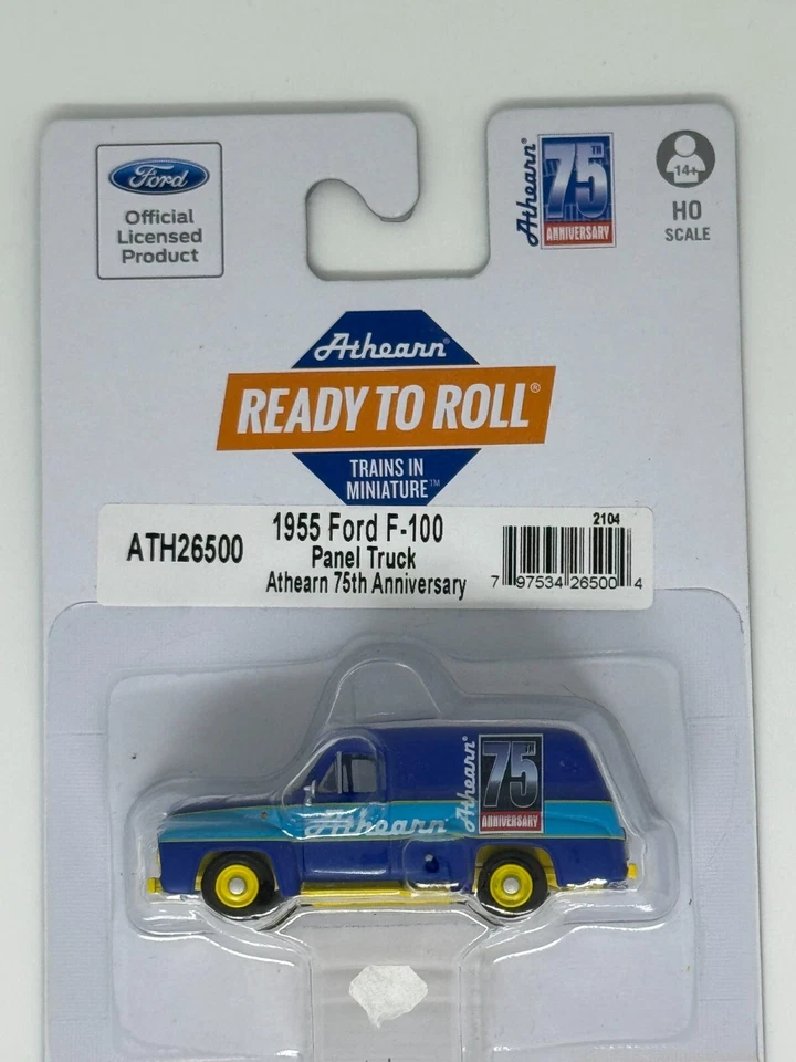 ATHEARN # ATH26500 1955 FORD F-100 PANEL TRUCK 75TH ANNIV. LIMITADO! - Imagem 1 de 1