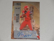 2022 Skybox Metal Universe Champions Autograph Auto #19 Malik Willis Rookie RC