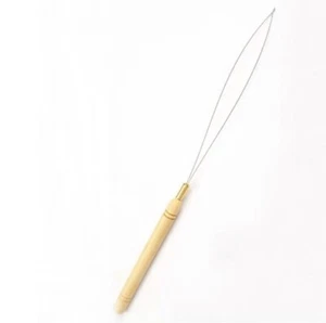 Ayuda para enhebrar cuentas de barba joyería para barba anillos de barba acero inoxidable + lazo de repuesto - Imagen 1 de 1