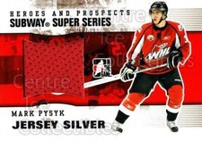 2009-10 ITG Heroes and Prospects Subway Jersey Silver #29 Mark Pysyk