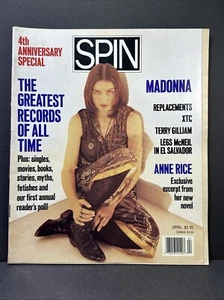 Madonna Cover 1989 April SPIN Magazine / Greatest Records of all Time - Picture 1 of 4