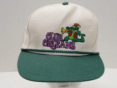 Vintage Club Orleans Cream/Green Adult Snapback Cap Adjustable  - Image 1 of 4