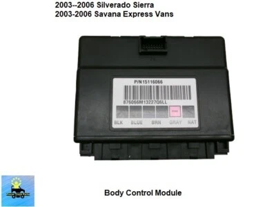 15116066 2003 2004 2005 2006 Silverado Sierra BCM Body Control Module OEM - Image 1 of 4