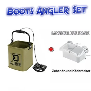 Cubo plegable EVA 10 litros + soporte de cebo Marine Lure Rack "Medium" - Imagen 1 de 6