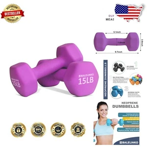 Compact and Portable Neoprene Dumbbell Pair for Indoor and Outdoor Training - Picture 1 of 9
