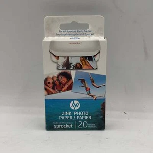 New HP Zink Photo paper 20 sheets 1ah01a - Picture 1 of 2