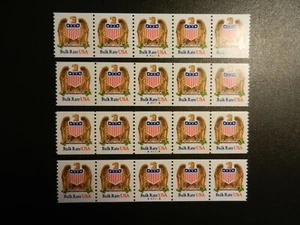 (10c) *EAGLE & SHIELD* NON-DENOM. PNC5s. LOT OF (4) DIFFERENT. MNH, F-VF, OG - Picture 1 of 1