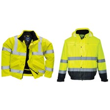 Portwest Unisex Hi-Vis  Jacket (S463) / Workwear / Safetywear (RW954)