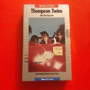 Brand New sealed watermarks Betamax THOMPSON TWINS Into the Gap CONCERT 1984