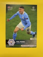 2021 Limited Edition Topps Now Card #64 PHIL FODEN Manchester City Champions UCL