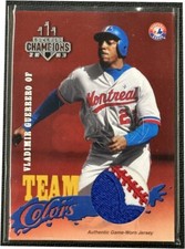 Vladimir Guerrero 2003 Donruss Champions Team Colors Jersey Patch  #TC-30 1/1