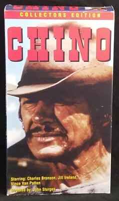 CHINO 1973 VHS Collectors Edition Charles Bronson Jill Ireland Vince Van Patten - Image 1 of 3