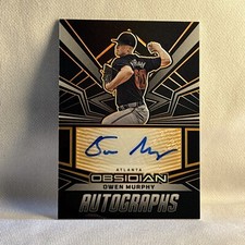 2023 Chronicles Obsidian Owen Murphy  RC Rookie Orange Etch AUTO #04/35 SSP (RC)
