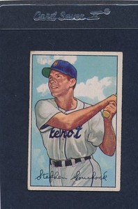 1952 Bowman #235 Steve Souchock Tigers VG/EX 52B235-30315-5