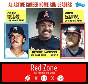 1984 Topps - #712 Jackson/Nettles/Luzinski NM Set Break. - Picture 1 of 2