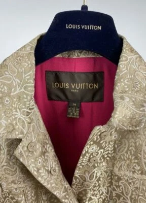 Chaqueta estilo traje cachemir dorado Louis Vuitton talla 38 Foto 1 de 4