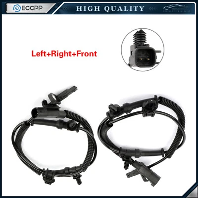 2Pc Front ABS Wheel Speed Sensor For 2011-2014 Jeep Grand Cherokee Dodge Durango — 第 1/4 张图片