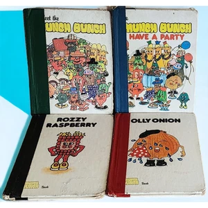 4 Vintage Munch Bunch Books Original Hardcover Rozzy Olly Have A Party SEE DESC - Imagen 1 de 21