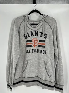 MAJESTIC SAN FRANCISCO GIANTS hoodie size XL embroidered large logo gray 2013 - Picture 1 of 8