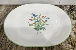 Vintage Corelle Corning My Garden Ovale Servierplatte 12 1/4"x 10" Nicht mehr produziert 🇺🇸 - Bild 1 von 20