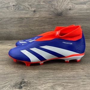 Adidas Predator 24 League schnürlose FG Fußballschuhe Herren Größe 10 blau IF6333 - Bild 1 von 13