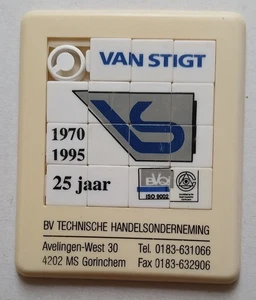 11 088 Geduldspiel-Schiebefix-Werbung „Van Stigt Handel Niederlande“ - Bild 1 von 2