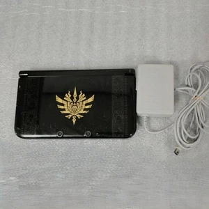 Nintendo 3DS LL Console Monster Hunter 4 Gore Magara Black Tested and Working - Picture 1 of 4