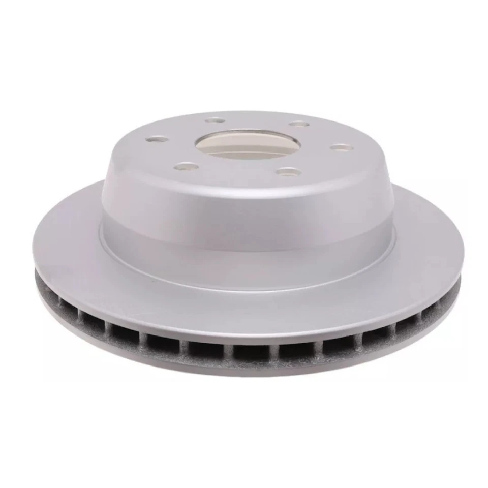 Genuine ACDelco For GMC Sierra 1500 2002 Brake Rotor Rear | Cast Iron | Slotted - Image 1 of 4