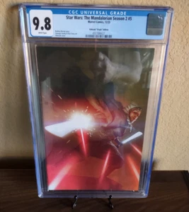 STAR WARS: THE MANDALORIAN SEASON 2 # 5 9.8 CGC 1:100 RAHZZAH VIRGIN - Picture 1 of 4