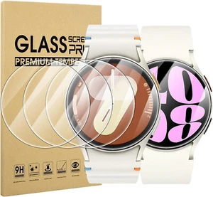 4 Pack Tempered Screen Protector for Samsung Galaxy Watch 5 Series - 45mm - Photo 1 sur 1