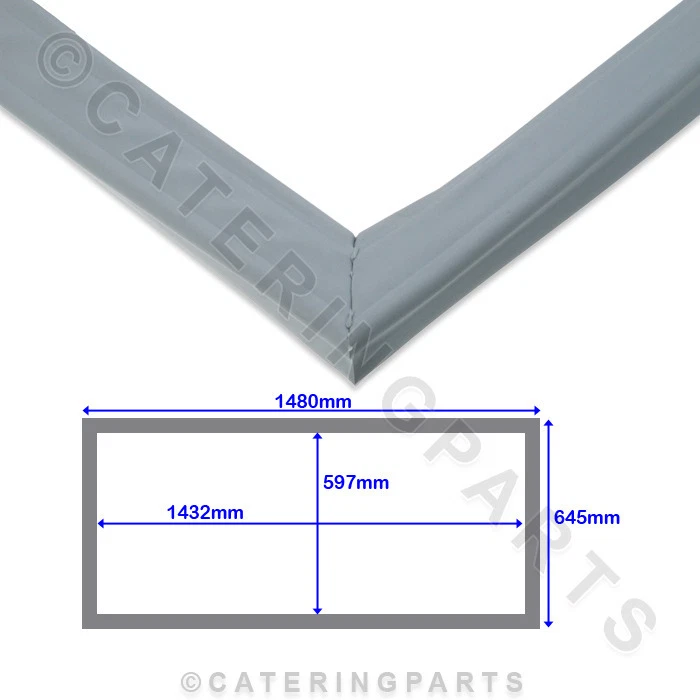 ELECTROLUX ZANUSSI 087129 AUFRECHT KÜHLSCHRANK TÜRDICHTUNG 1480 mm x 645 mm