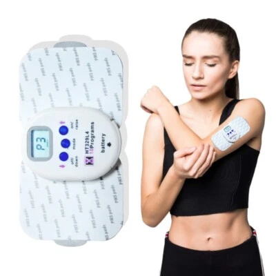 HOMETECH DIGITAL WIRELESS MINI TENS MACHINE timer With Self-Adhesive Electrode Pad