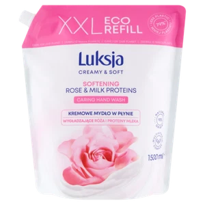 Luxja Cremig & Weich Glättende Rose & Milchprotein Flüssigseife 1,5 L - Bild 1 von 1