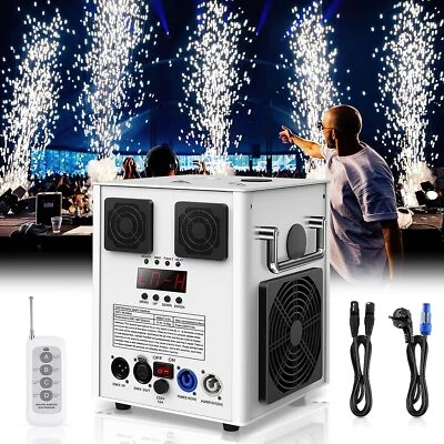 Sparkular Spark Machine 700 W macchina scintilla DMX Cold fuochi d'artificio DJ effetto palco - Immagine 1 di 4