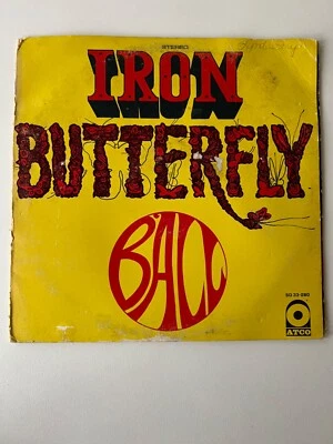 Iron Butterfly Ball LP 1969 ATCO SD 33 280 Unipak VG+ Vinyl G Sleeve Cleaned - Image 1 of 4