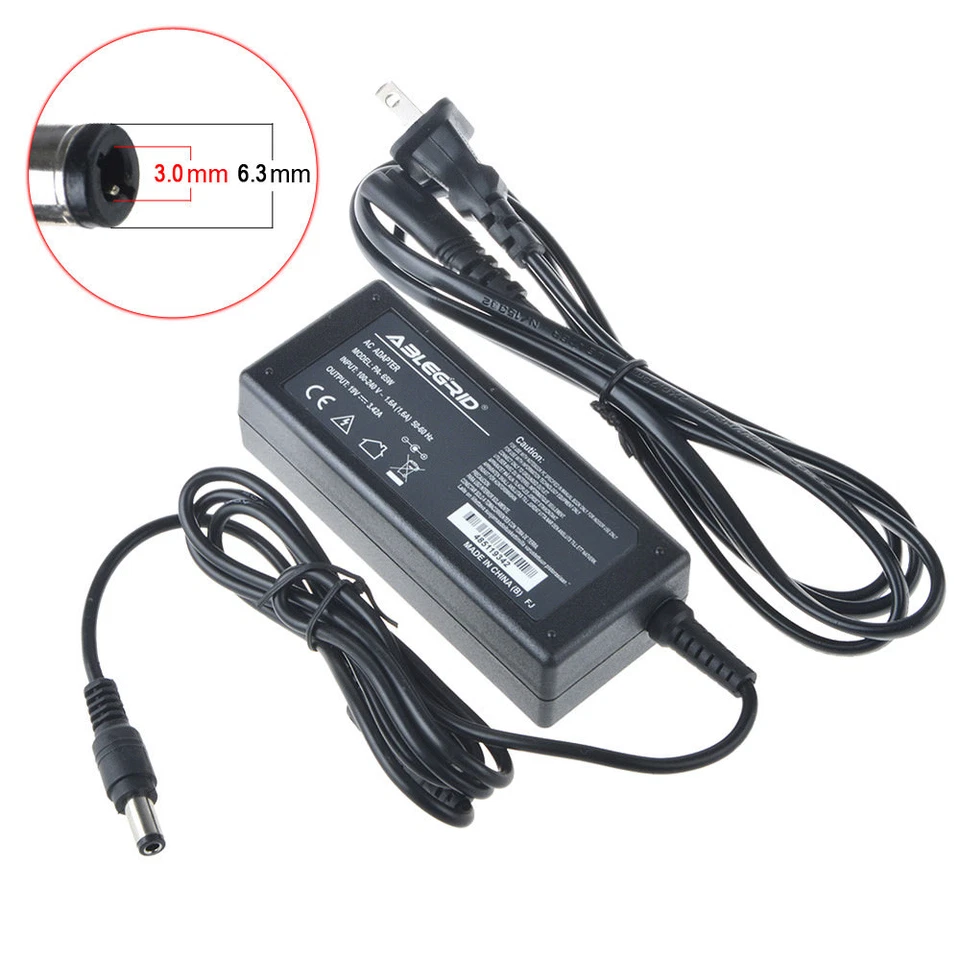 19V AC Adapter Charger Power Supply for Acer AL1913 AL1913B AL1913W LCD Monitor - Image 1 of 4